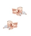 Shining CZ Silver Stud Earring STS-6720